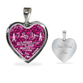 Oilfield Wife Heart Shape Pendant Necklace