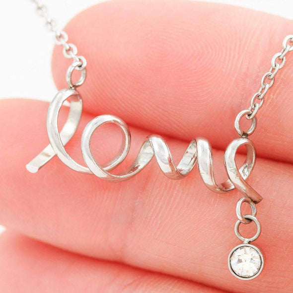 Scripted Love Necklace From Husband