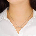 Scripted Love Necklace From Husband