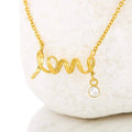 Scripted Love Necklace From Husband
