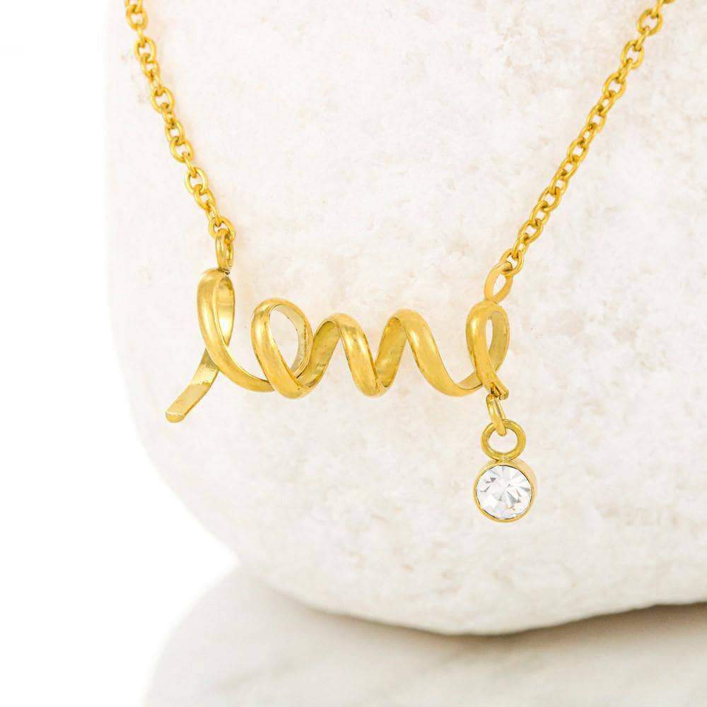 Scripted Love Necklace From Husband