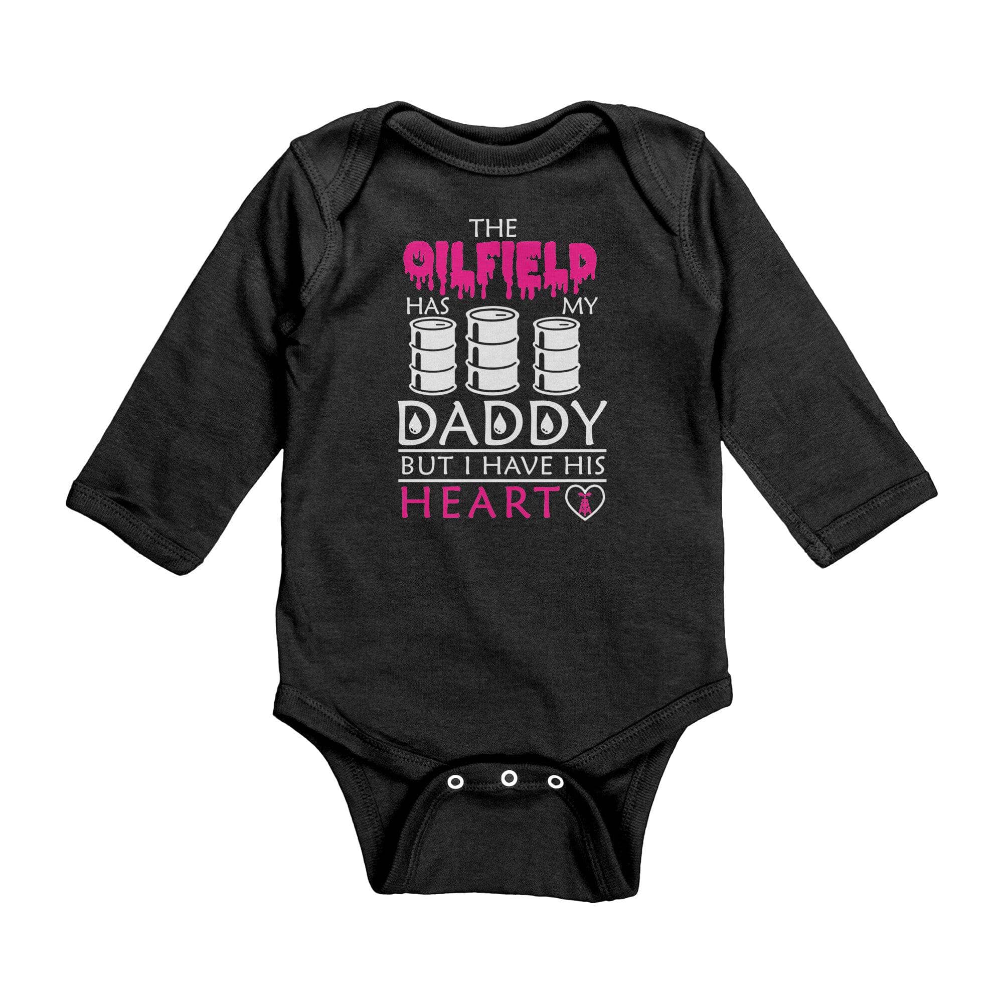 Daddy Oilfield Heart Daughter Baby Bodysuit