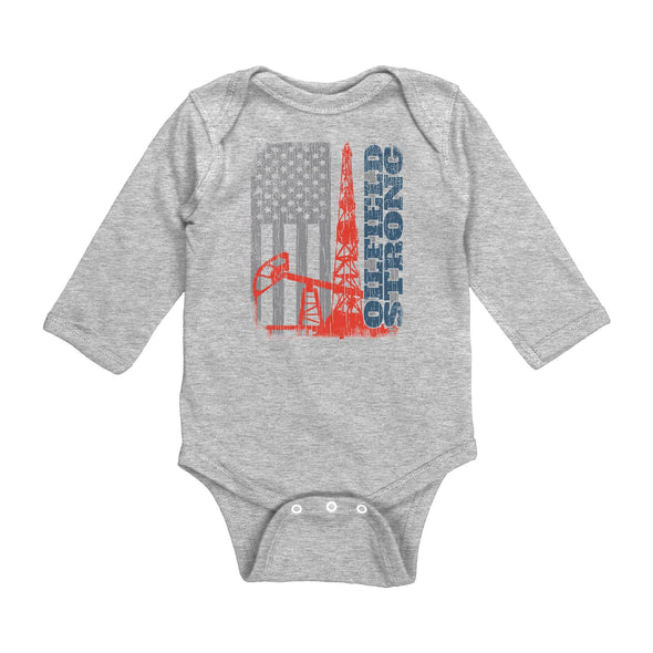 Oilfield Strong Baby Bodysuit