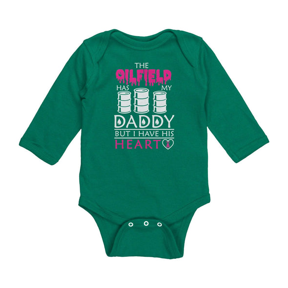 Daddy Oilfield Heart Daughter Baby Bodysuit