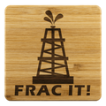 Frac It Bamboo Coaster
