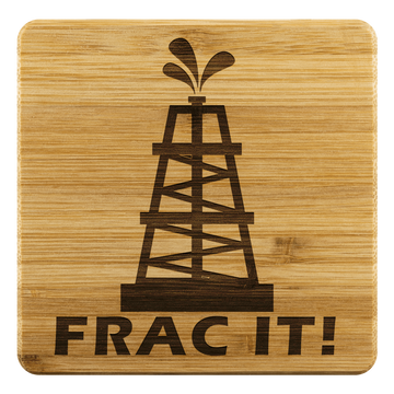 Frac It Bamboo Coaster
