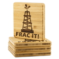 Frac It Bamboo Coaster