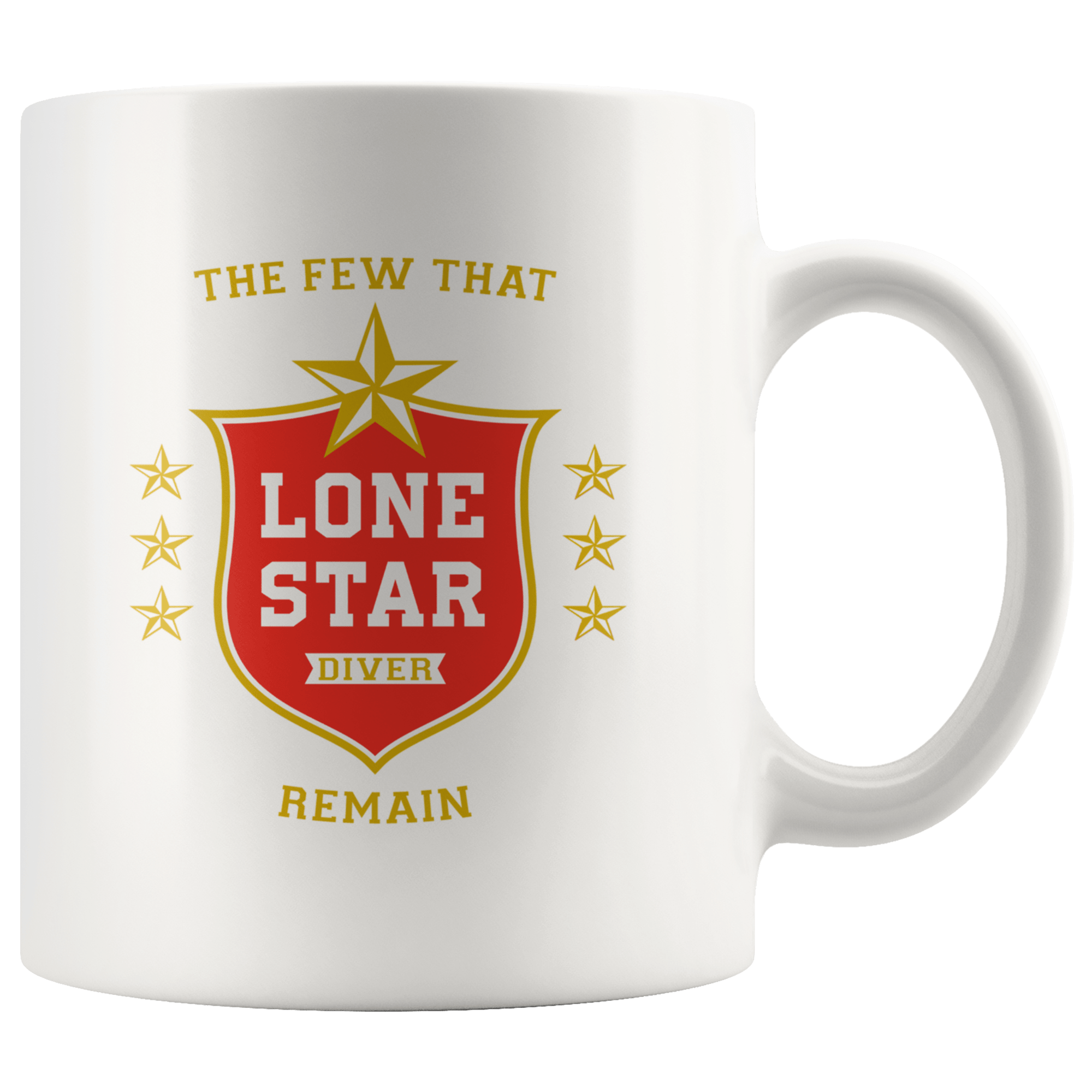 Lone Star Diver Coffee Mug