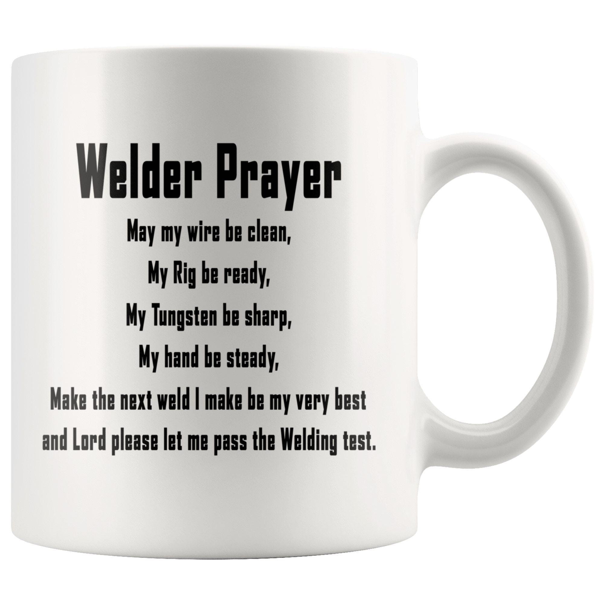 Welder Prayer Mug