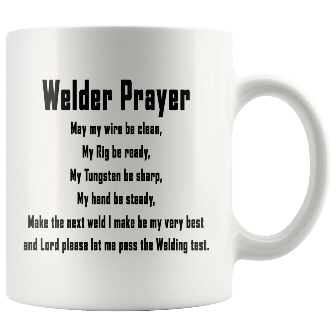 Welder Prayer Mug