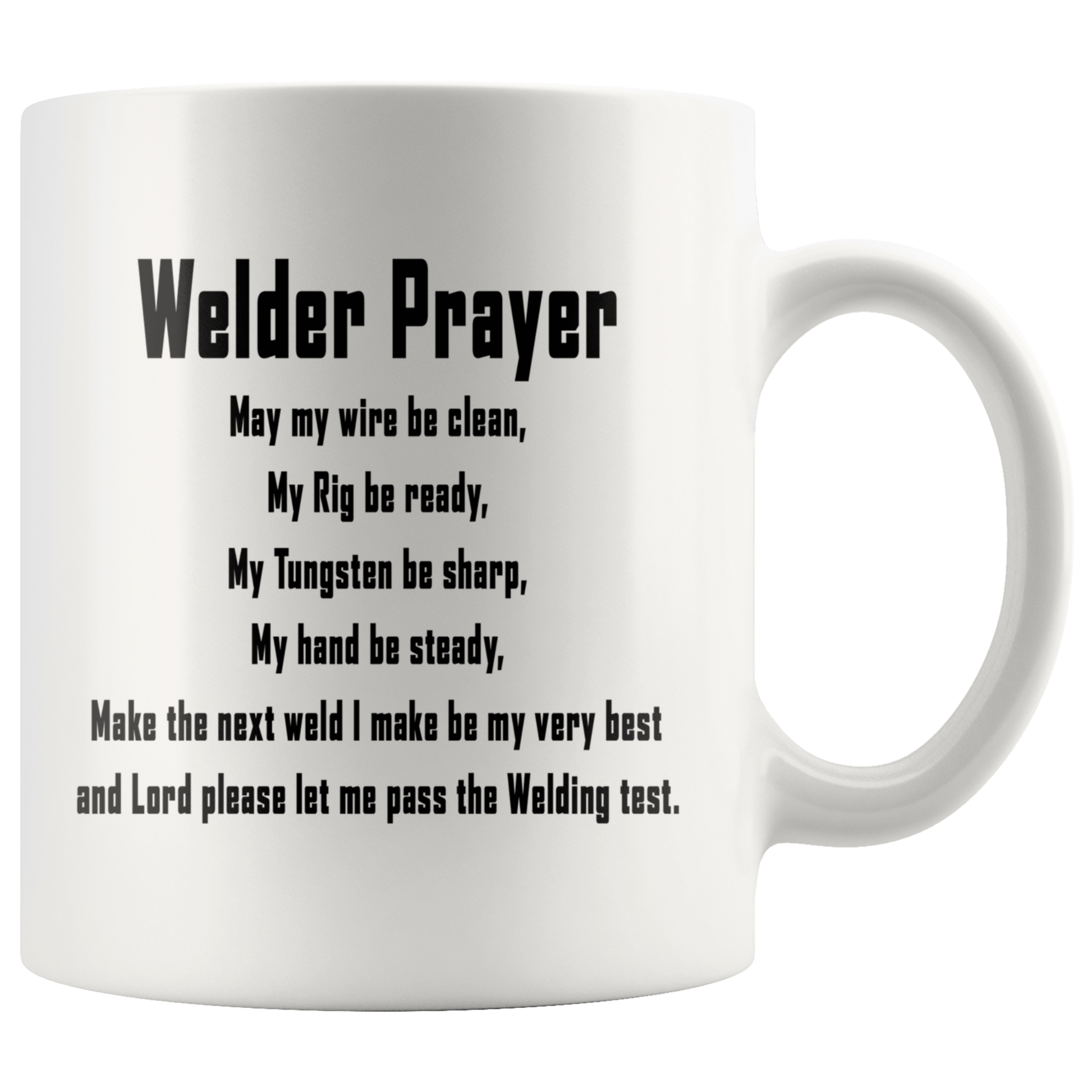 Welder Prayer Mug