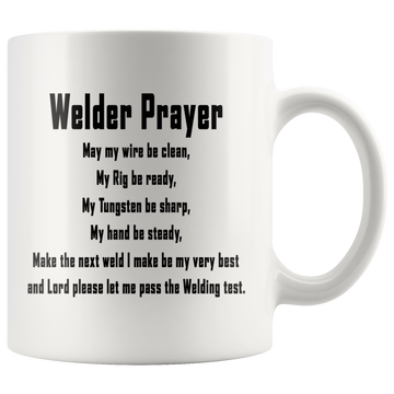 Welder Prayer Mug