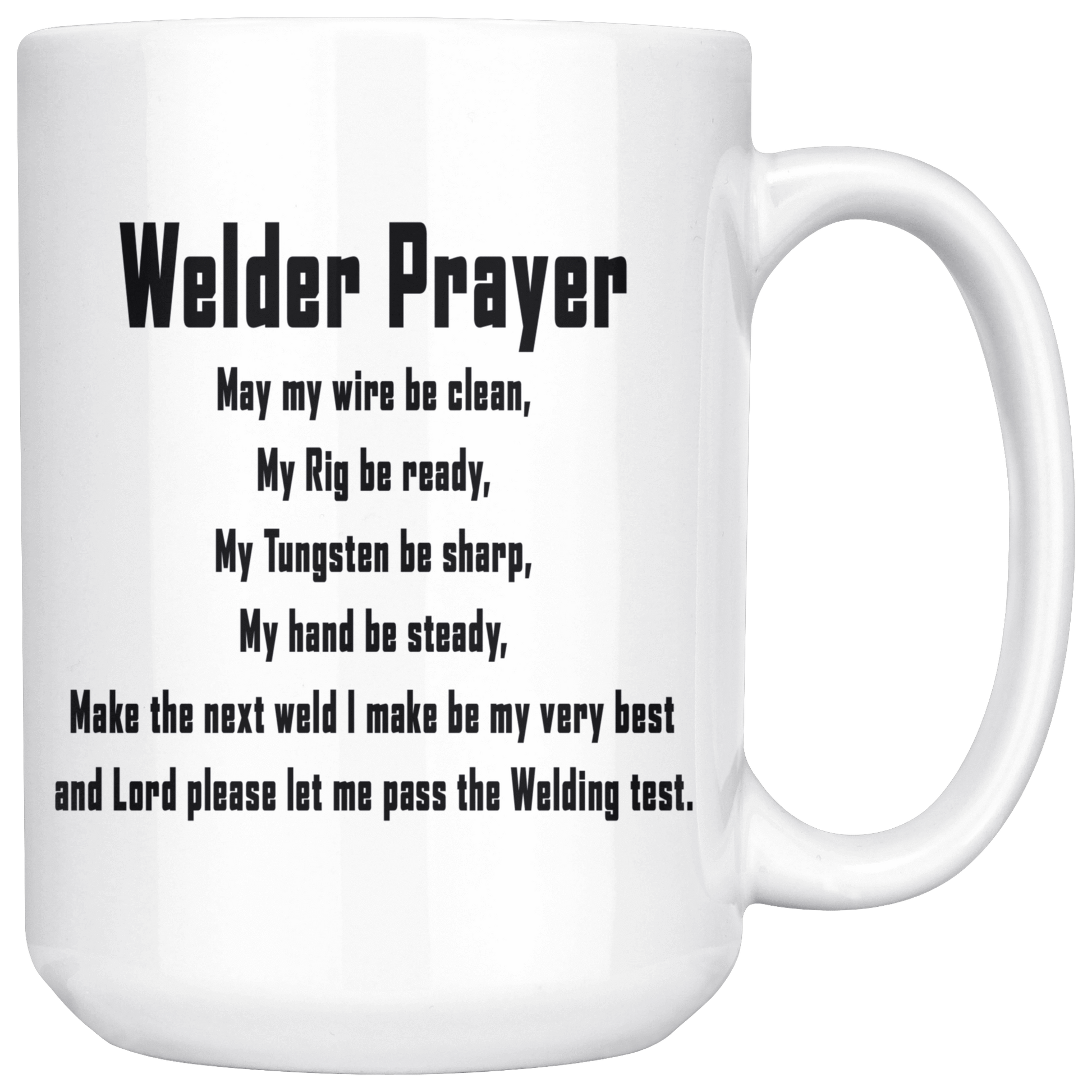 Welder Prayer Mug