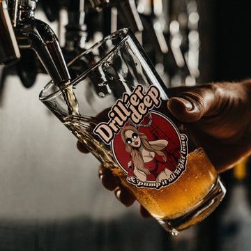 Driller Deep and Pump It All Night Long Pint Glass