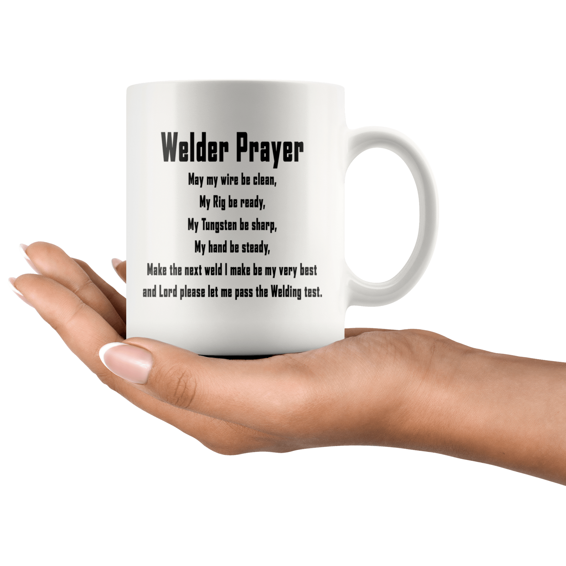 Welder Prayer Mug
