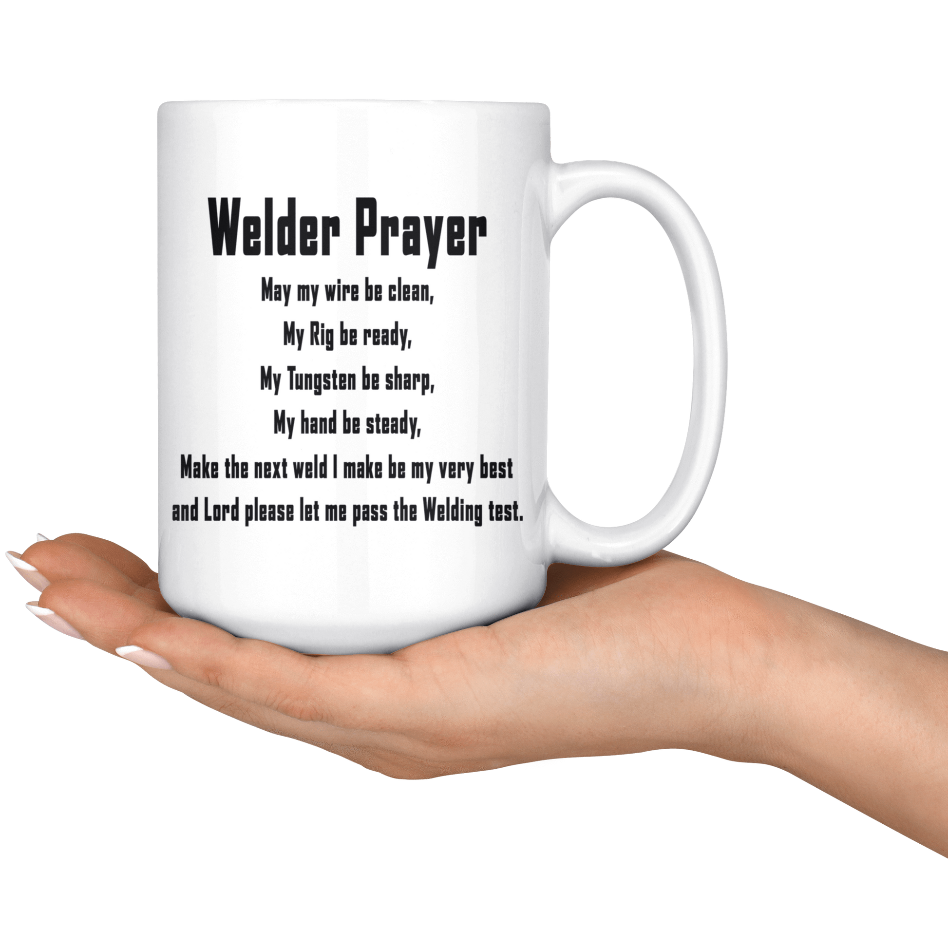 Welder Prayer Mug