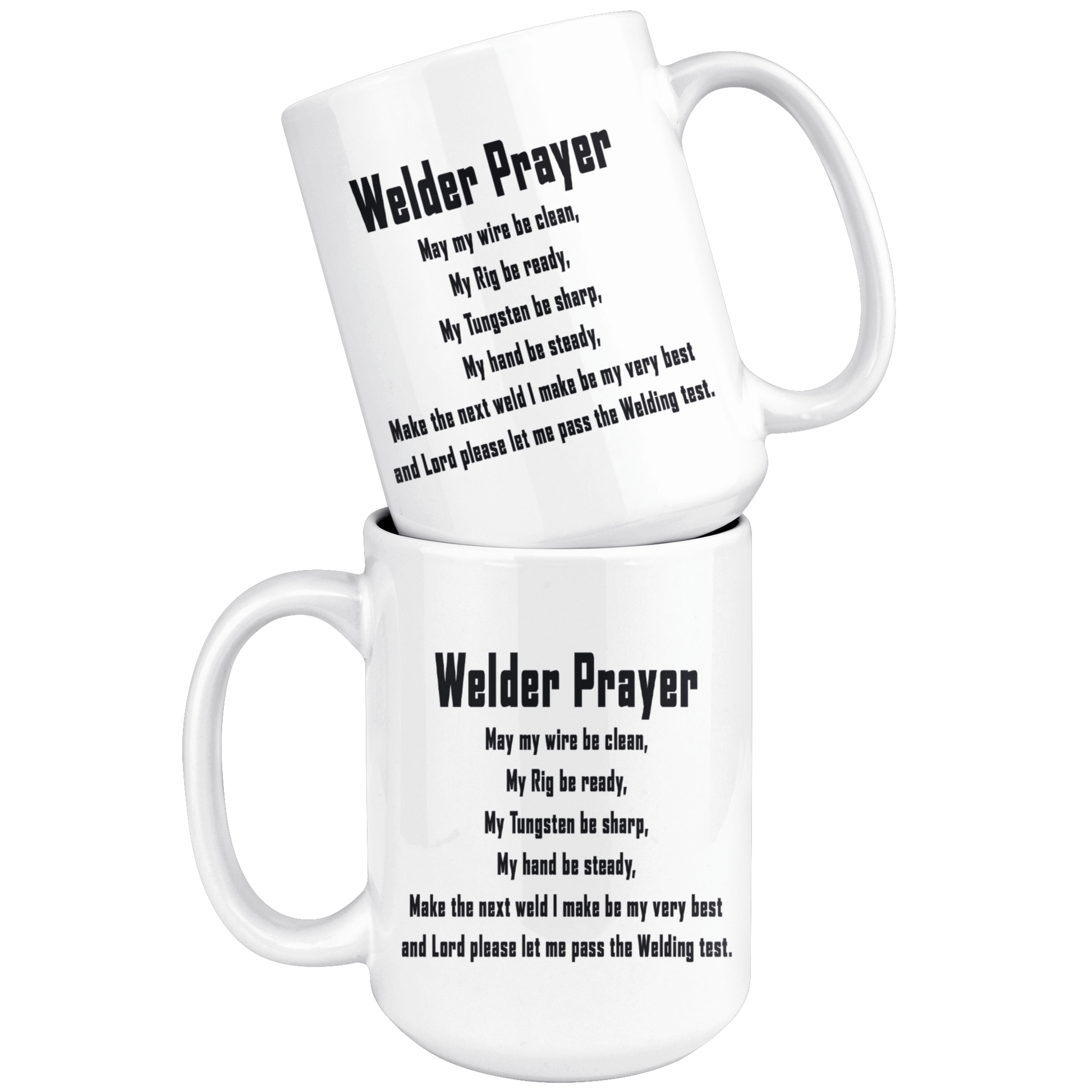 Welder Prayer Mug