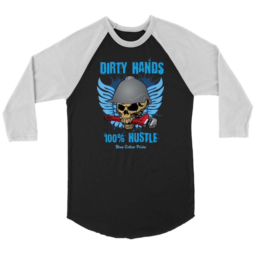 Dirty Hands Skull Wings