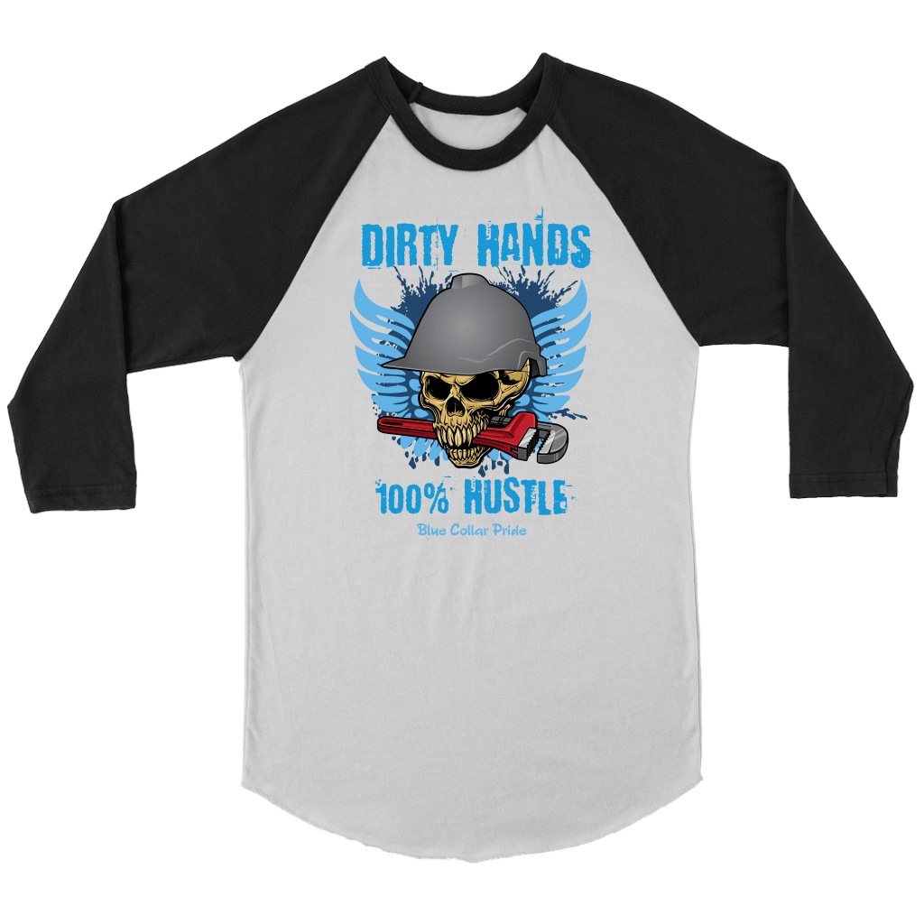 Dirty Hands Skull Wings