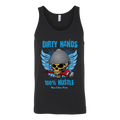 Dirty Hands Skull Wings