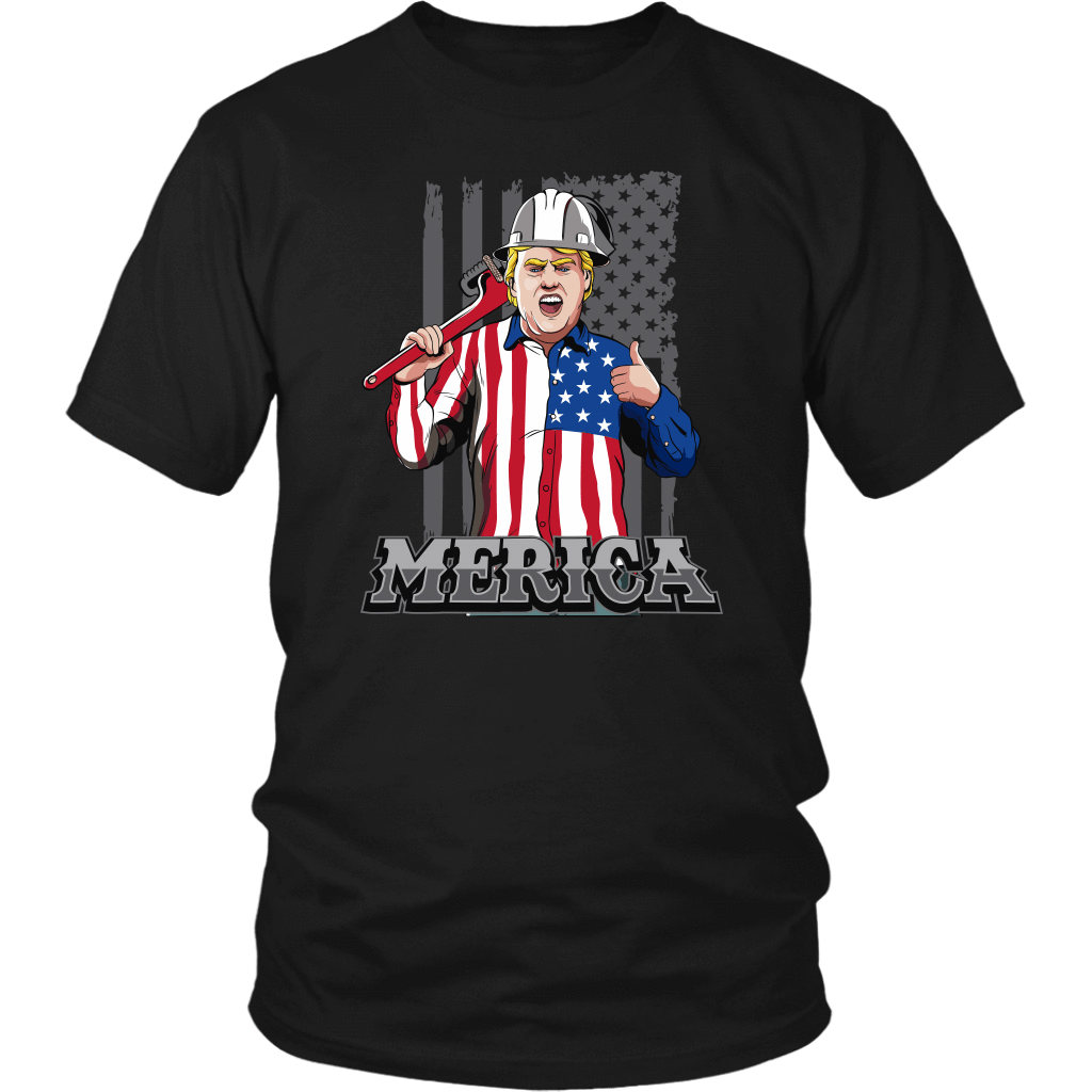 Trump Merica Black Tshirt
