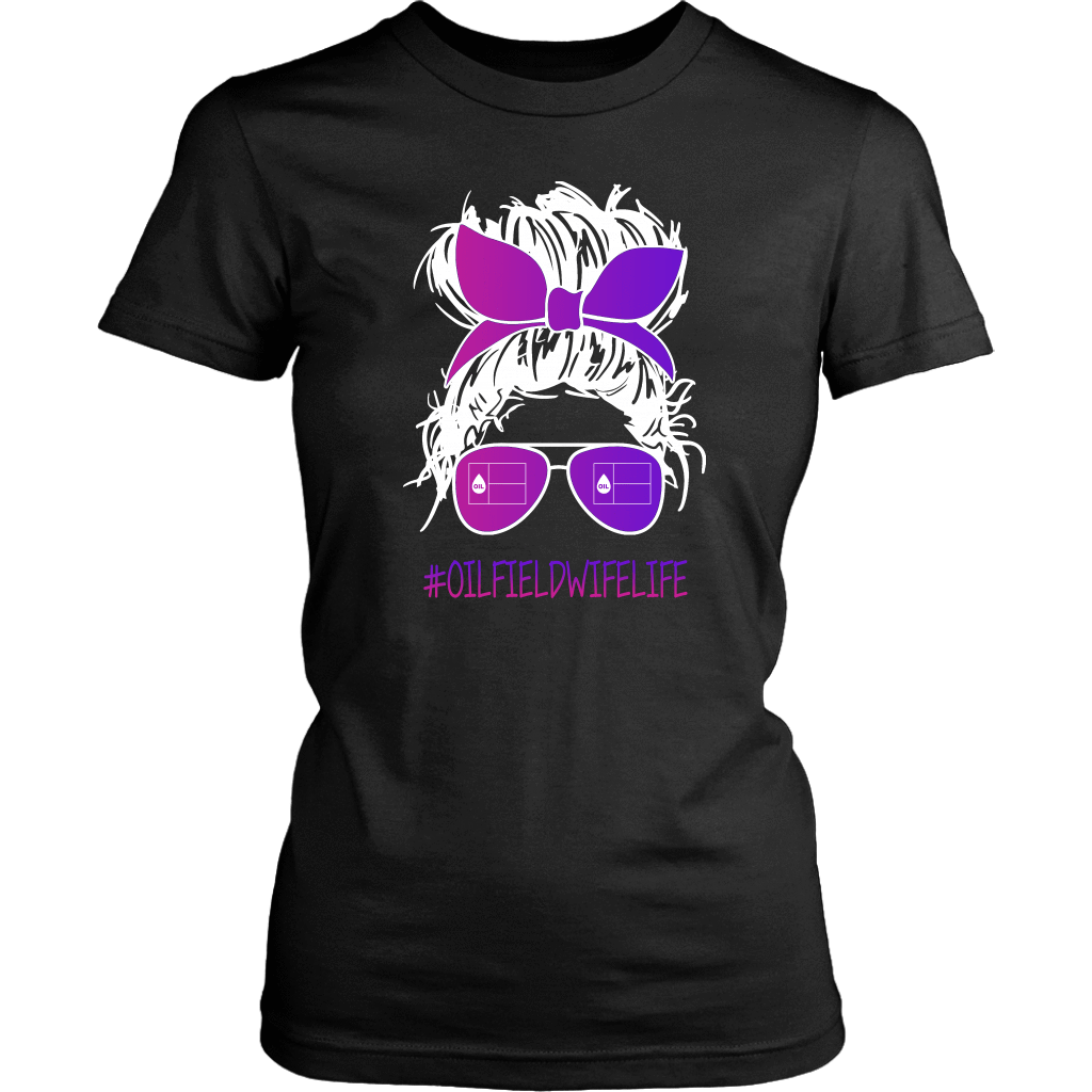 Texas Oilfield Wife Purple