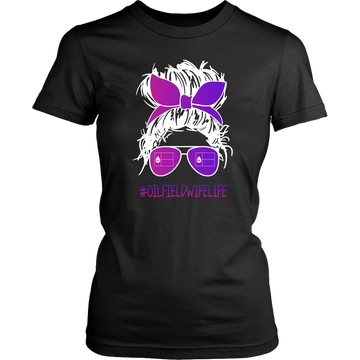 Texas Oilfield Wife Purple