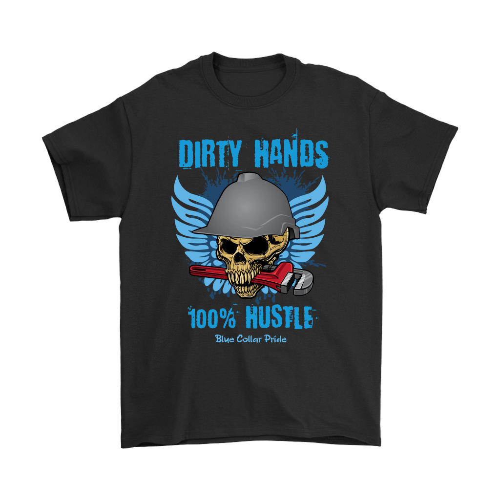 Dirty Hands Skull Wings