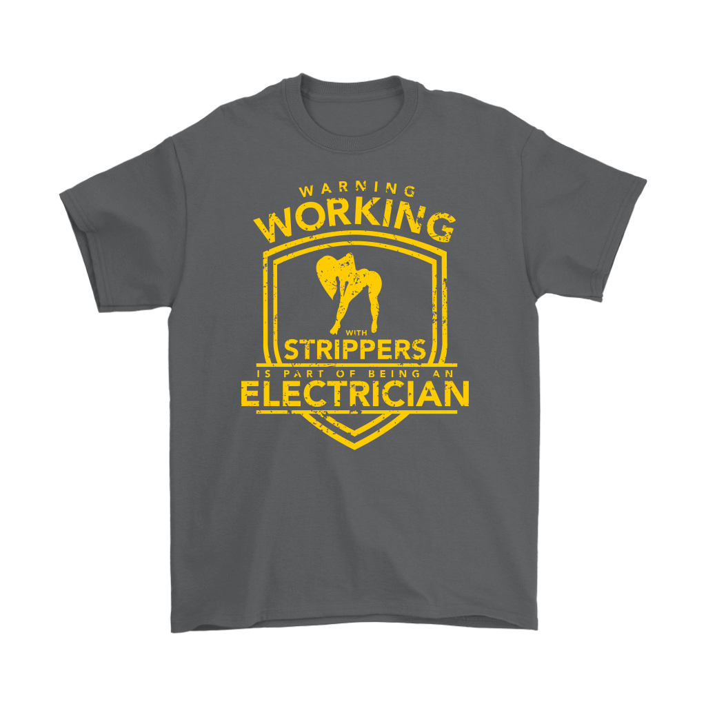 Electrician - Warning Working with Strippers Front