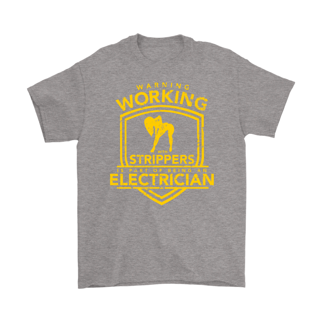 Electrician - Warning Working with Strippers Front