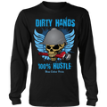 Dirty Hands Skull Wings