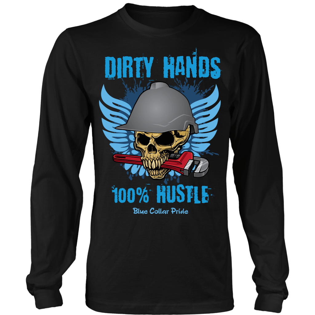 Dirty Hands Skull Wings