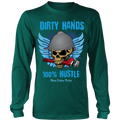 Dirty Hands Skull Wings