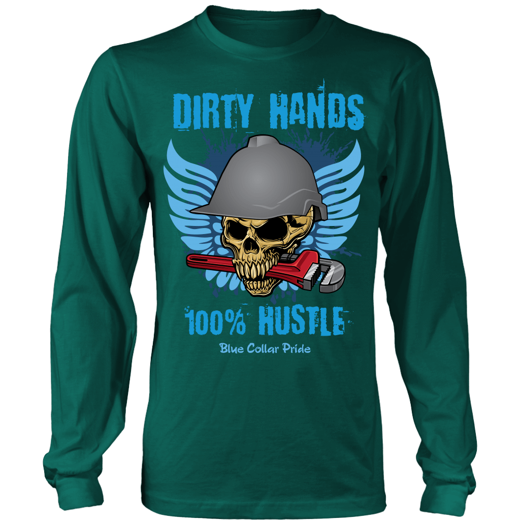 Dirty Hands Skull Wings