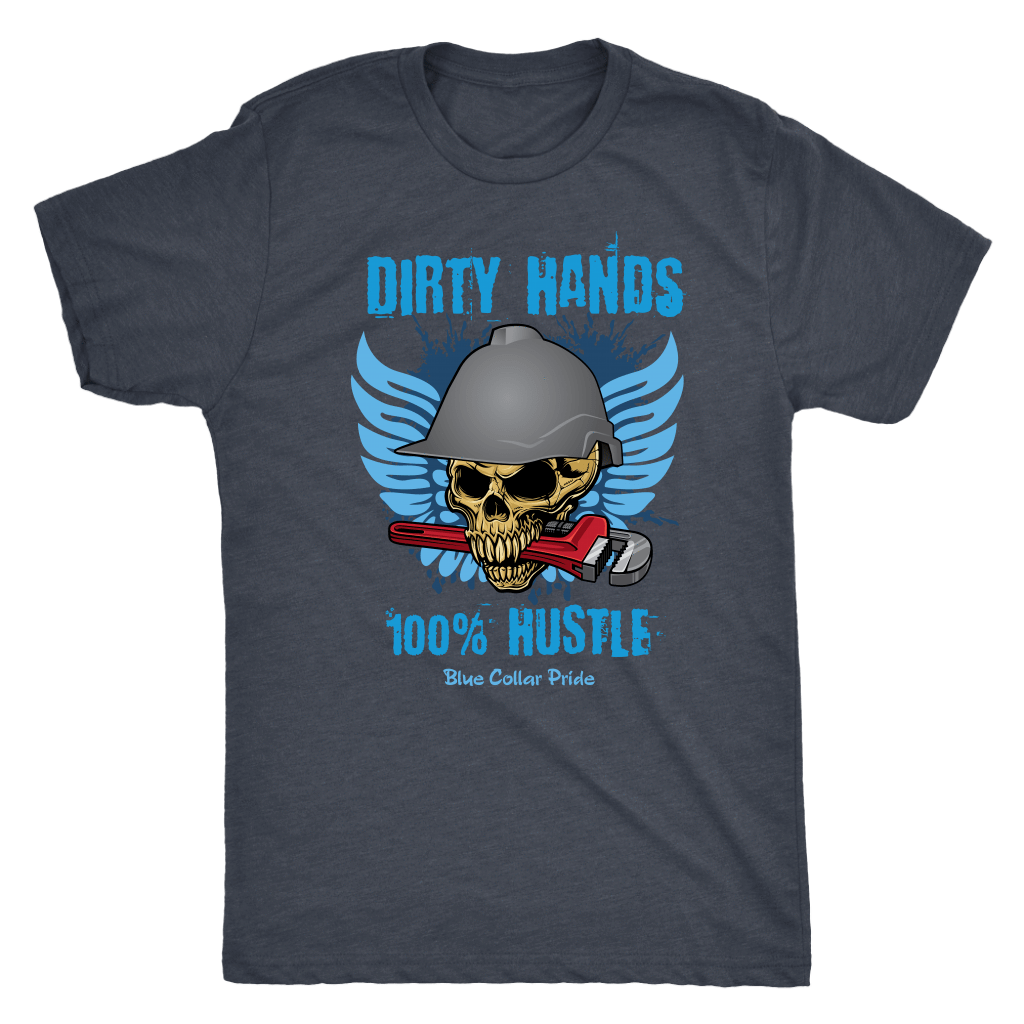 Dirty Hands Skull Wings