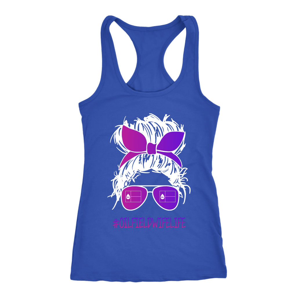 Texas Oilfield Wife Purple