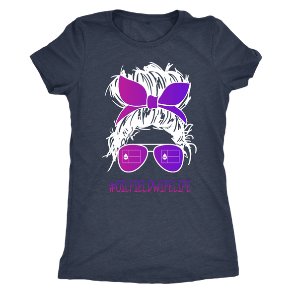 Texas Oilfield Wife Purple