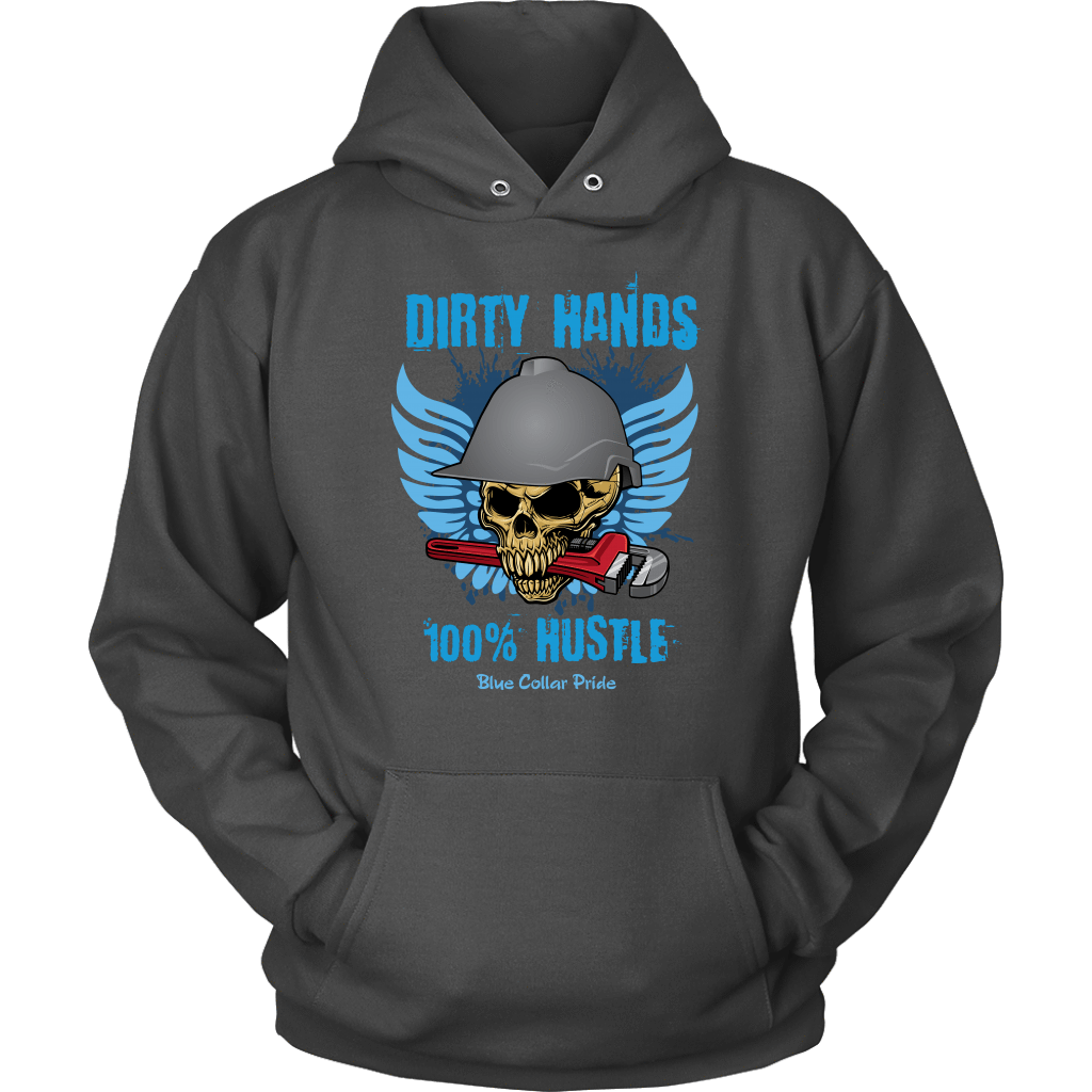 Dirty Hands Skull Wings