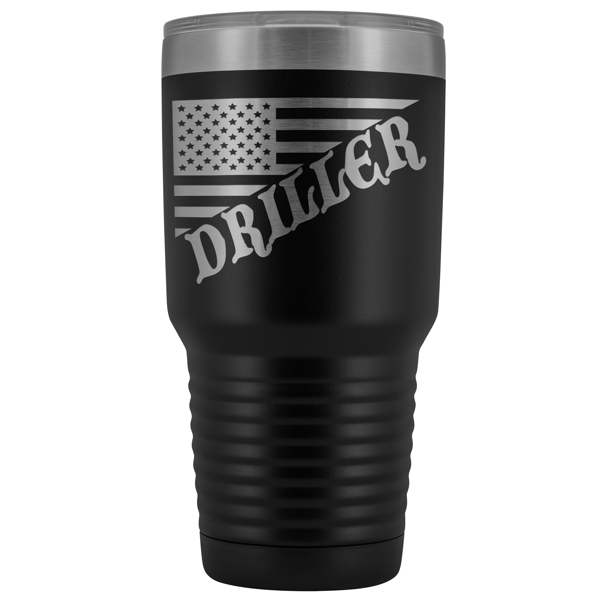 American Driller Diagonal Tumbler 30oz