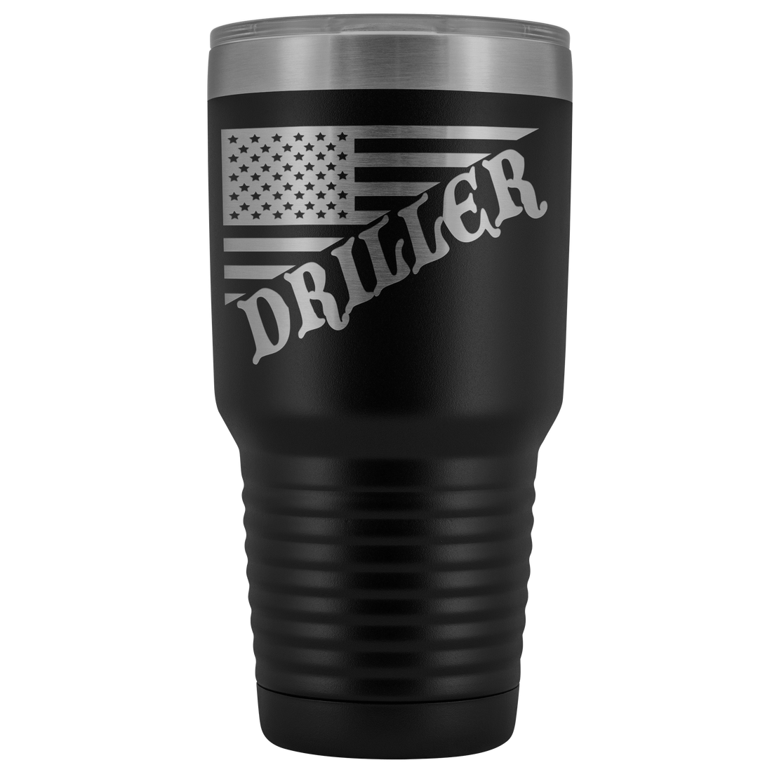 American Driller Diagonal Tumbler 30oz