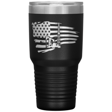 American Oilfield Pumpjack 30oz Tumbler