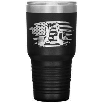 American Pipeliner Horizontal Flag 30 oz Tumbler