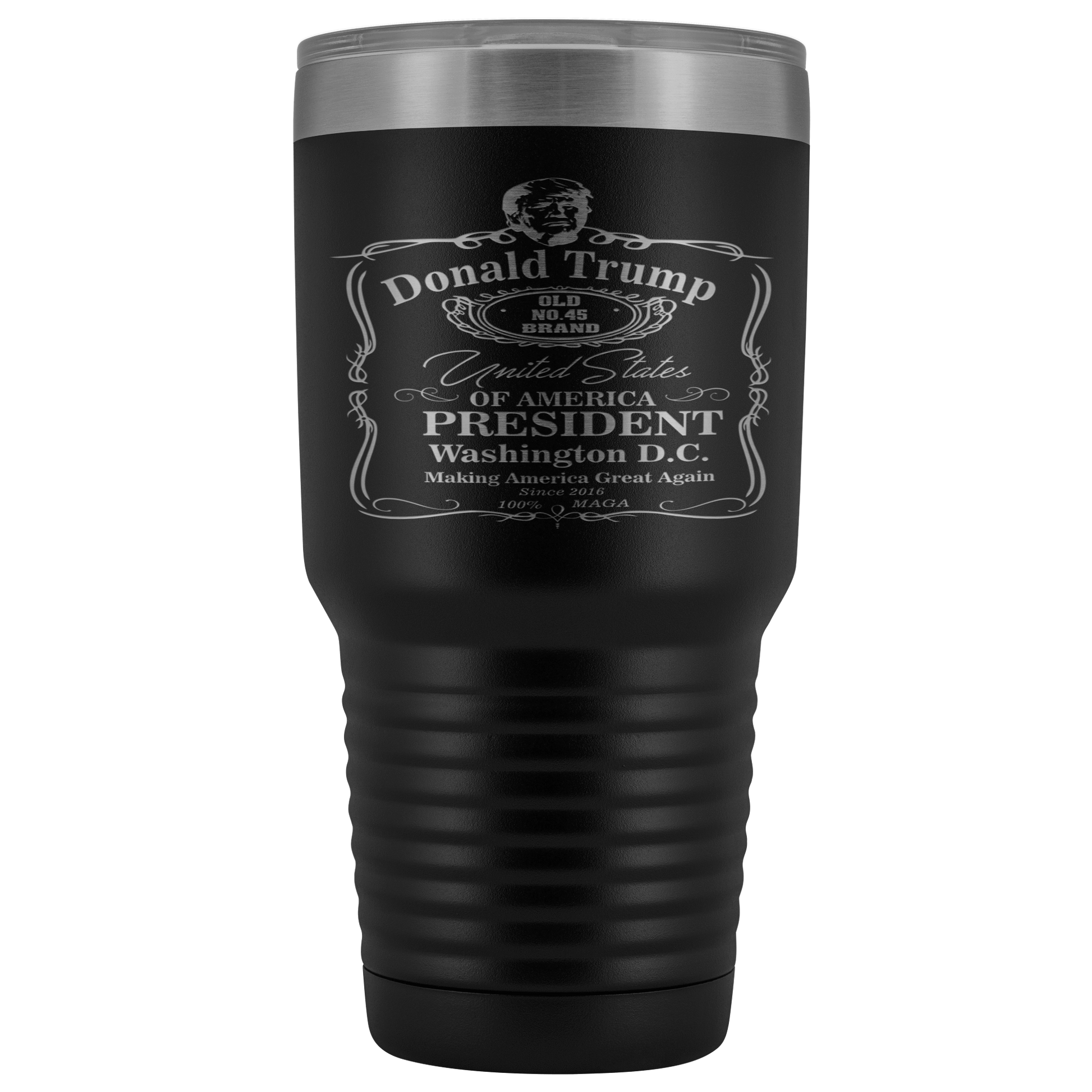 Donald Trump Whiskey Label 30 oz Tumbler