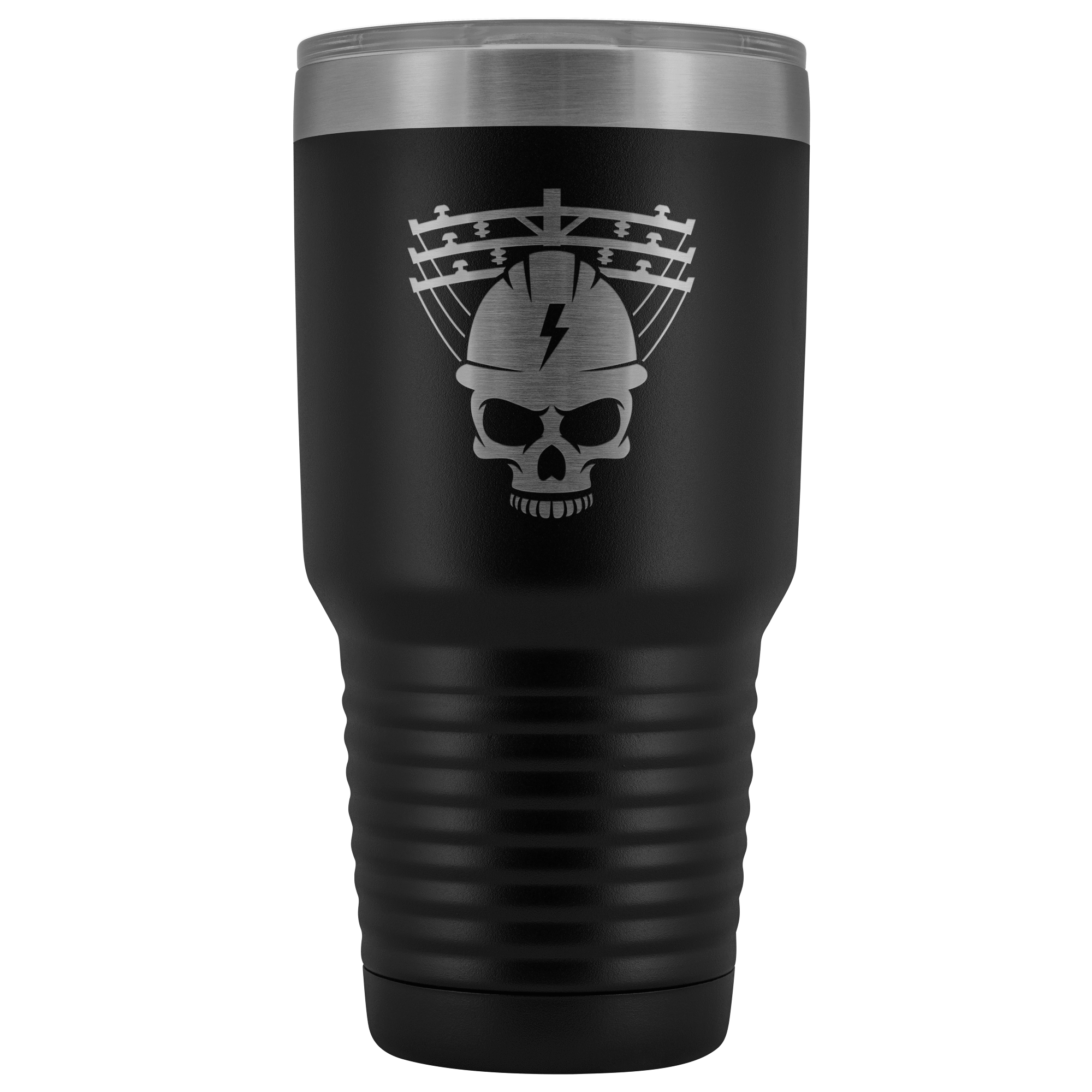 Lineman Skull 30 oz Tumbler