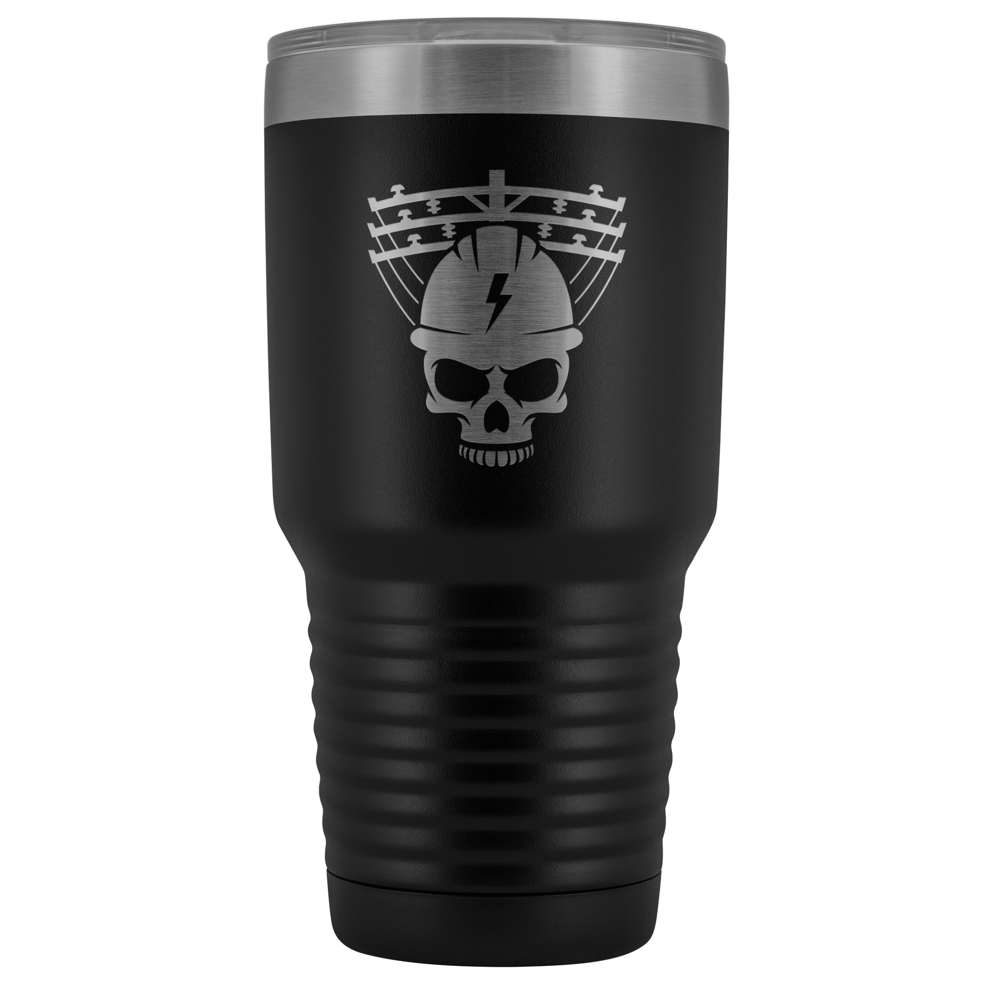 Lineman Skull 30 oz Tumbler