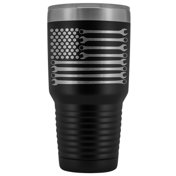 Mechanic Wrench American Flag