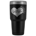 Oilfield Wife Heart - Tumbler 30oz