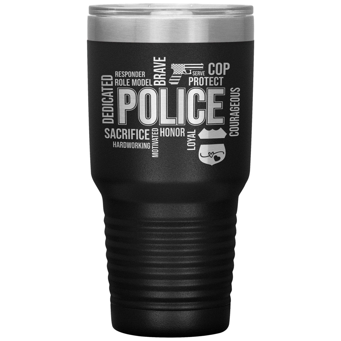 Police Words 30oz Tumbler