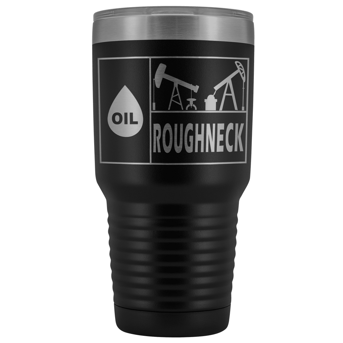 Texas Roughneck Oil Rig Tumbler
