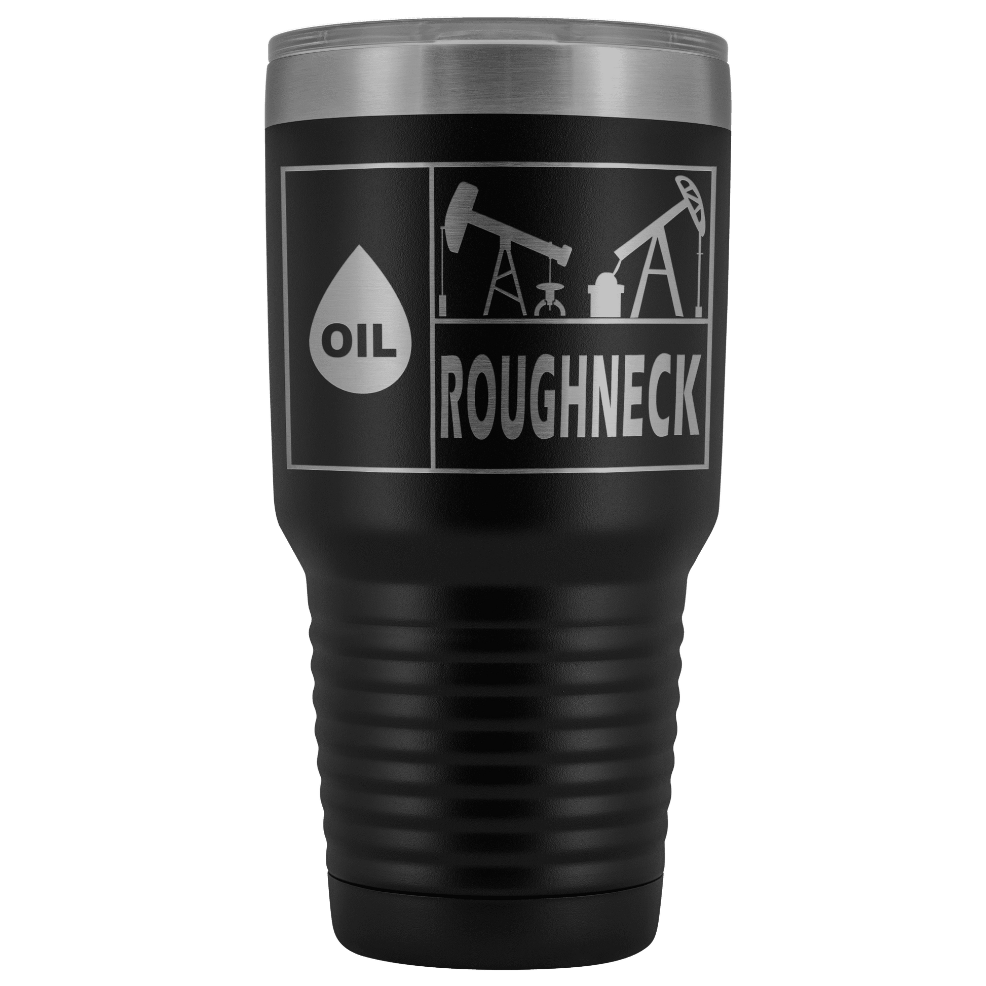Texas Roughneck Oil Rig Tumbler